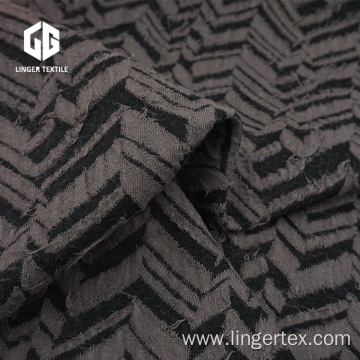 Wave Pattern CVC Jacquard Fabric For Fashion